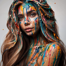 Bobographer: Francesca and the paint--part one