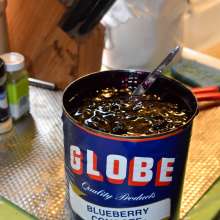 JD and Messy Andi: Blueberry Compote Test Completed!
