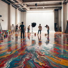 Bobographer: Francesca and the paint--part two