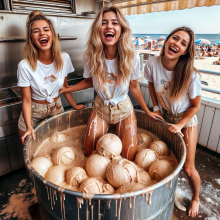 Bobographer: Ice Cream Girls--Day Four
