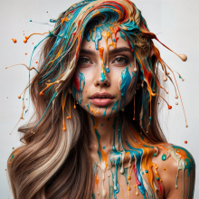 Bobographer: Francesca and the paint--part one