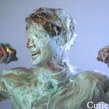 Cutiepied-production: Gwiler 3 :flexing Guy Faces Pie Massacre