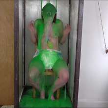 RevSlymsford: 'How Low Will You Go?': Miss Abigail Is Gunged In A Nappy