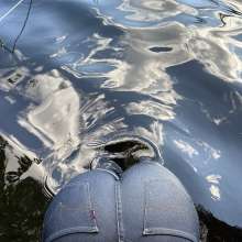 Miss Behave Better: Afternoon swim in really tight Levis