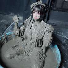RSSRuinStreetStyle: Jirai Kei Girl Full WAM Adventure!  Black Slime, Cream and Mud