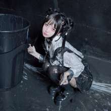 RSSRuinStreetStyle: Jirai Kei Girl Full WAM Adventure!  Black Slime, Cream and Mud