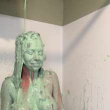 Slimed Models: Jenny Spoiled Milk Slimed Nude