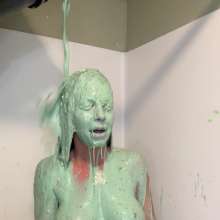 Slimed Models: Jenny Spoiled Milk Slimed Nude