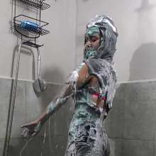 Ready2Wam Studio: Katty Gets Wet after a Messy Game with Viviana
