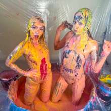 Larzstord: Lifeguard Girls Slime and Pie Each Other