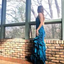 WetlookFashion: Lilith Swims in a Fancy Pageant Dress