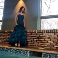 WetlookFashion: Lilith Swims in a Fancy Pageant Dress