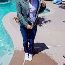 CustomFetish: Madi B Wets Clothes in the Pool (No Sound}