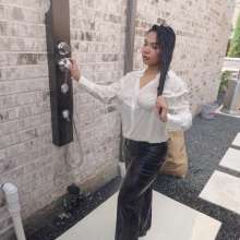 WetlookFashion: Maria Swims and Showers in a Business Outfit
