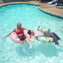 WetlookFashion: Mom and Daughter Hit the Pool Part II