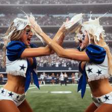 Sleazoid44: Cheerleaders Pied #1
