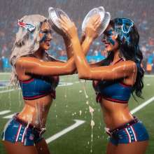 Sleazoid44: Cheerleaders Pied #1