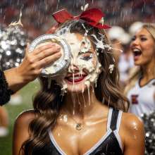 Sleazoid44: Cheerleaders Pied #1