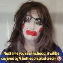 Patsy Pastry: Lady clown getting plastered today