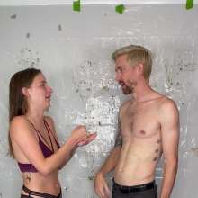 Slimed Models: Rock Paper Scissors Strip and Slime: Drew Vs. Sage