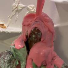 Splat Network: Ebony Goddess--Rose POV Slimed and Pied