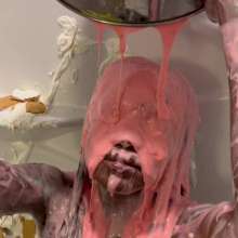 Splat Network: Ebony Goddess--Rose POV Slimed and Pied