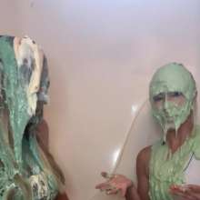Slimed Models: Scarlett Slimes and Pies Her Stepmom