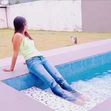 RosesDiary: Getting Soaked at the pool