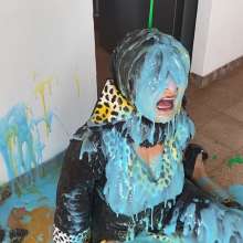 Wam Bagheera Studio: Sexy and Evil Cruella Trashed by Puppies; A Messy Revenge