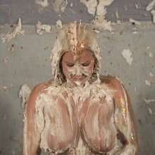 Anglefan: Gorgeous blonde Katie slimed in the nude