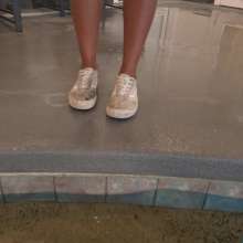 WetlookFashion: Sporty Rose Wet in Shorts, Top and Dirty Sneakers