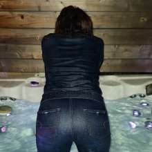 Wet Orchid: Wet Jennie's Poll Winning Overalls and Sheer Shirt Video!