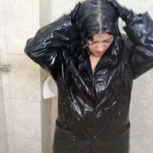 Hikari-Studio-Wam: Wetting My Leather Closet in the Shower