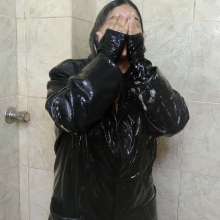 Hikari-Studio-Wam: Wetting My Leather Closet in the Shower