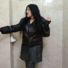 Hikari-Studio-Wam: Wetting My Leather Closet in the Shower