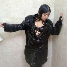 Hikari-Studio-Wam: Wetting My Leather Closet in the Shower