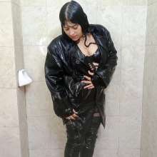Hikari-Studio-Wam: Wetting My Leather Closet in the Shower