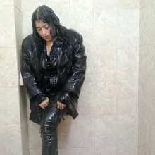 Hikari-Studio-Wam: Wetting My Leather Closet in the Shower