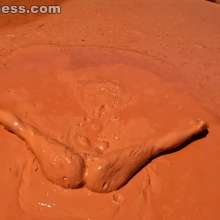 Jayce: White Clothes and Pantyhose Trashed in Thick, Smooth Mud!