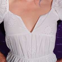 DungeonMasterOne: White Playsuit Gunge Fun with Maude and Miss Abigail