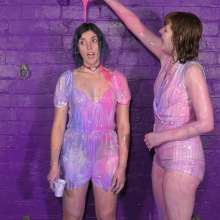 DungeonMasterOne: White Playsuit Gunge Fun with Maude and Miss Abigail