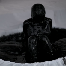 Gater: Music video find: black slime bath in Shadowlands' "Newborn"