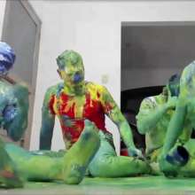 MessyGuys: 4 Hunks + Kissing + Slime + Foot Play = Extreme Mess