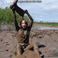DungeonMasterOne: Lily's dazling white jodhpurs meet a muddy fate!