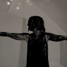 Gater: Music video find: black slime bath in Shadowlands' "Newborn"
