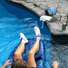 Wet Orchid: After Work Swim To Cool Off