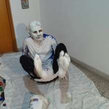 MessyGuys: Cute Twink Pours Slime on Himself and Jerks Off