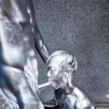 PieATK999: Ed and Fu: Metallic Bodypaint Sex