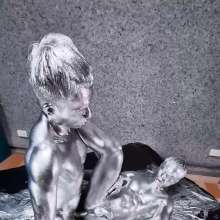 PieATK999: Ed and Fu: Metallic Bodypaint Sex