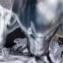 PieATK999: Ed and Fu: Metallic Bodypaint Sex